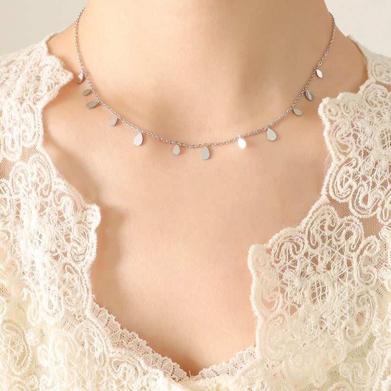 Titanium Steel Charm Necklace-Bijou Crush
