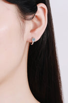 Moissanite Huggie Earrings-Bijou Crush