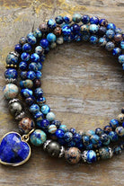 Imperial Stone Heart Three-Layered Bracelet-Bijou Crush