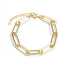 Fashion Holiday Hollow Chain 925 Sterling Silver Bracelet-Bijou Crush
