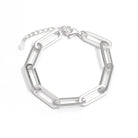 Fashion Holiday Hollow Chain 925 Sterling Silver Bracelet-Bijou Crush