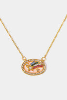 Stars in the Plate Pendant Copper Necklace-Bijou Crush
