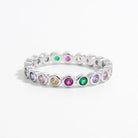 925 Sterling Silver Contrast Zircon Ring-Bijou Crush