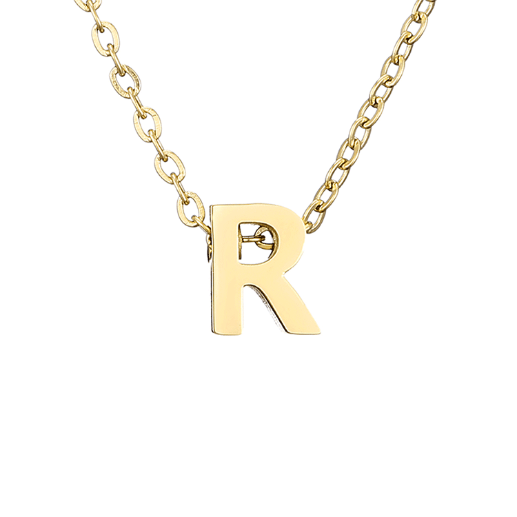 Letter Stainless Steel Titanium Plating Necklace-Bijou Crush