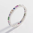 925 Sterling Silver Inlaid Zircon Ring-Bijou Crush