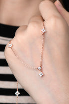 Moissanite 925 Sterling Silver Necklace-Bijou Crush