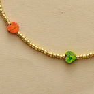Heart Shape Natural Stone Necklace-Bijou Crush