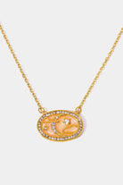 Stars in the Plate Pendant Copper Necklace-Bijou Crush