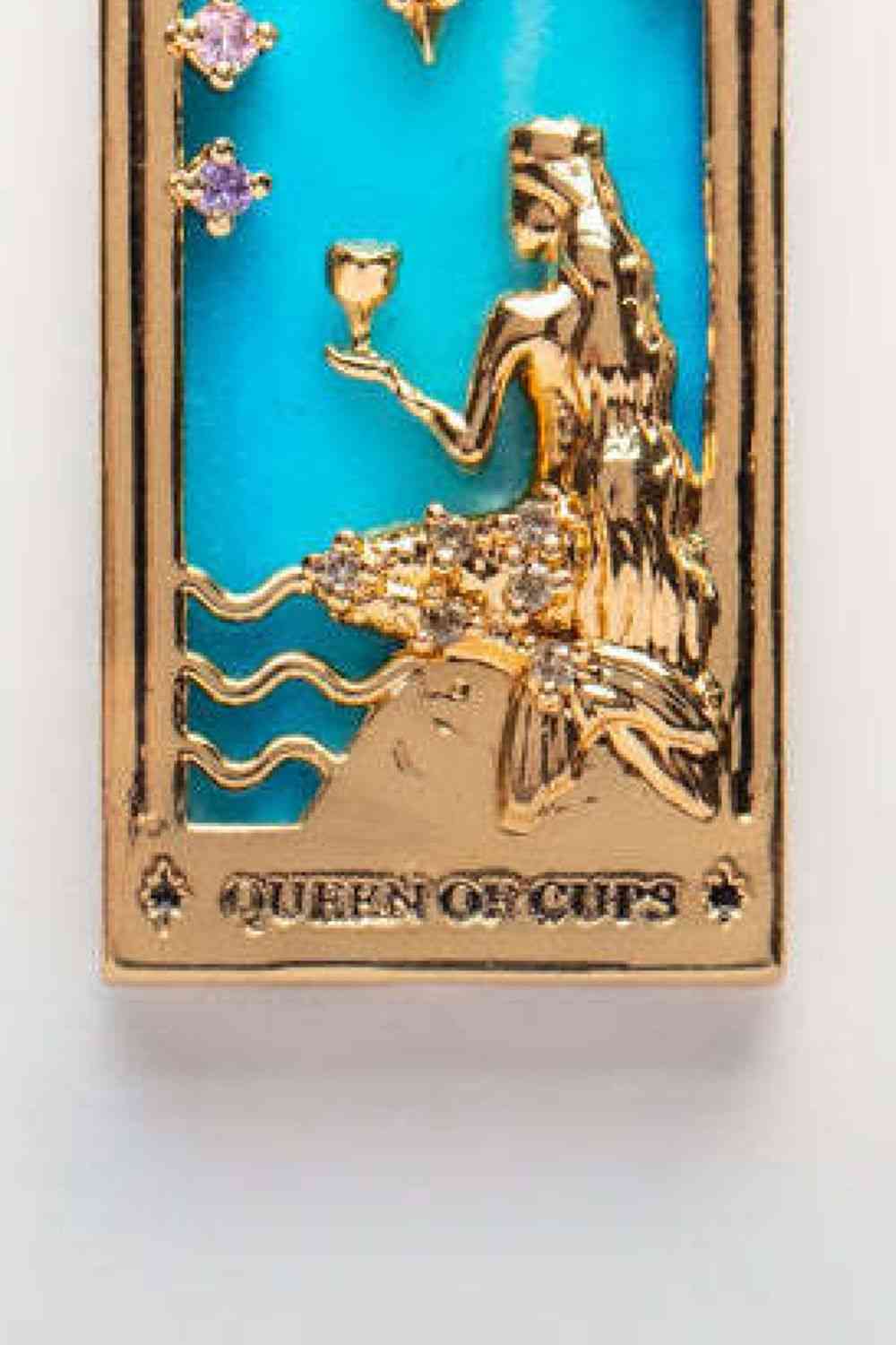 Tarot Card Pendant Stainless Steel Necklace-Bijou Crush
