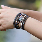 Agate Beaded Bracelet-Bijou Crush