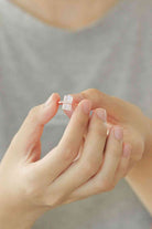 Natural Moonstone Platinum-Plated Ring-Bijou Crush