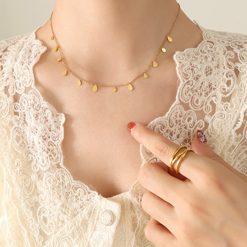 Titanium Steel Charm Necklace-Bijou Crush