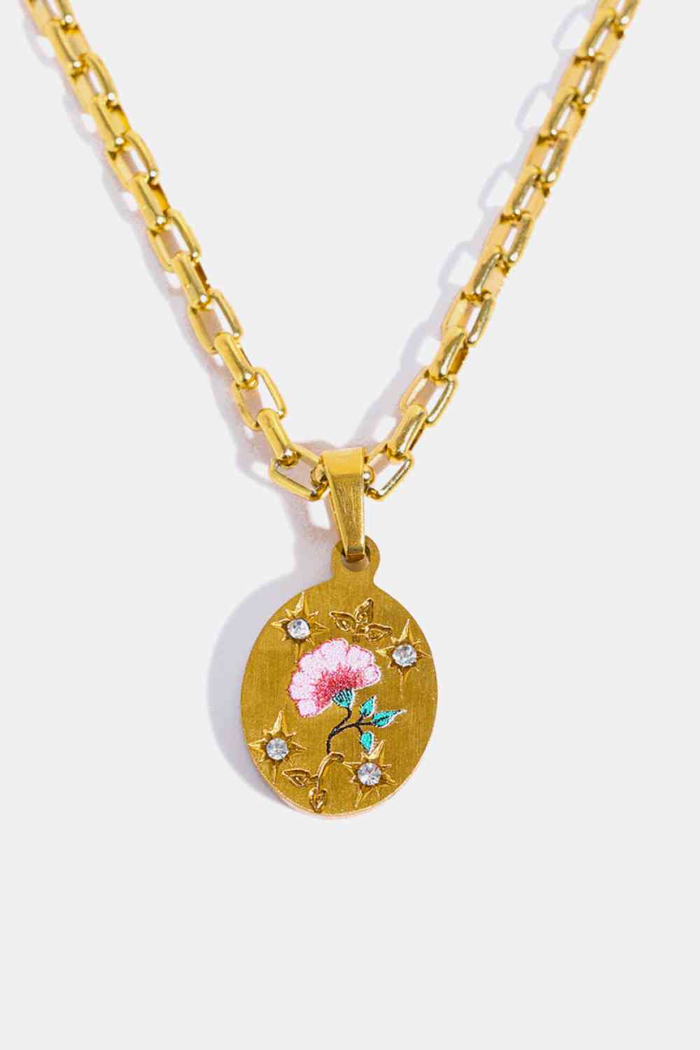 Stainless Steel 18K Gold-Plated Necklace-Bijou Crush