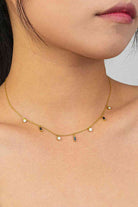 18K Gold Plated Multi-Charm Chain Necklace-Bijou Crush