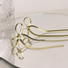 Chic Bow Bar Earrings - Stainless Steel-Bijou Crush