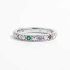 925 Sterling Silver Inlaid Zircon Ring-Bijou Crush