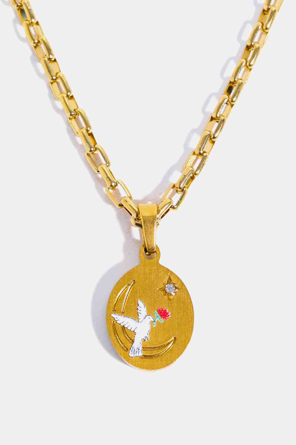 Stainless Steel 18K Gold-Plated Necklace-Bijou Crush