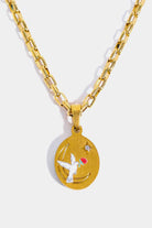 Stainless Steel 18K Gold-Plated Necklace-Bijou Crush
