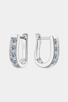 1 Carat Moissanite 925 Sterling Silver Earrings-Bijou Crush