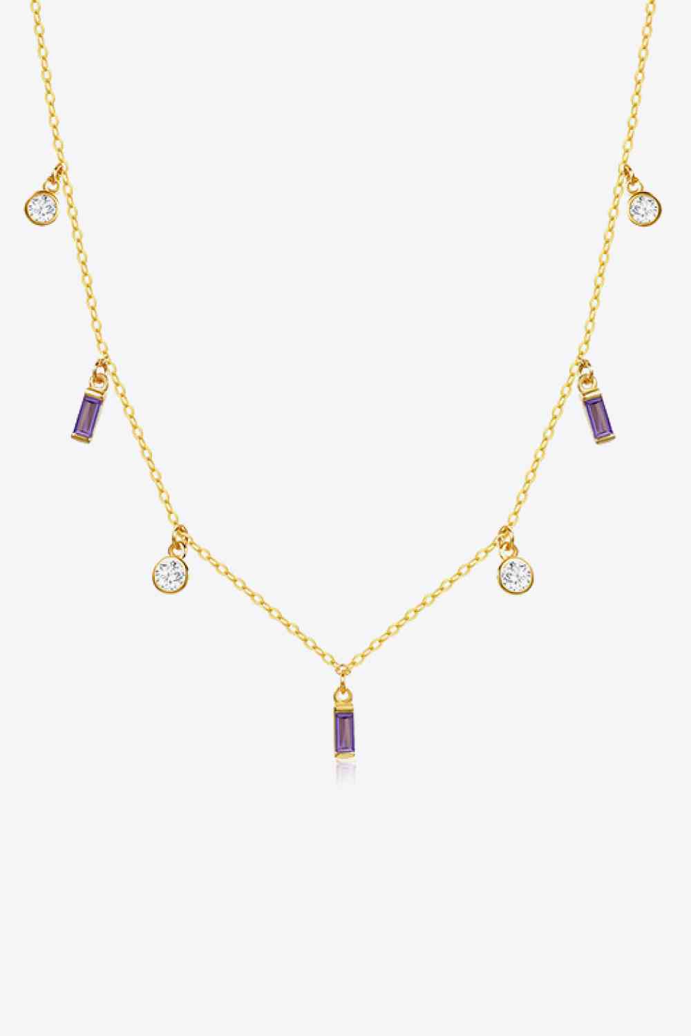 18K Gold Plated Multi-Charm Chain Necklace-Bijou Crush