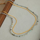 Beaded Titanium Steel Double-Layered Necklace-Bijou Crush