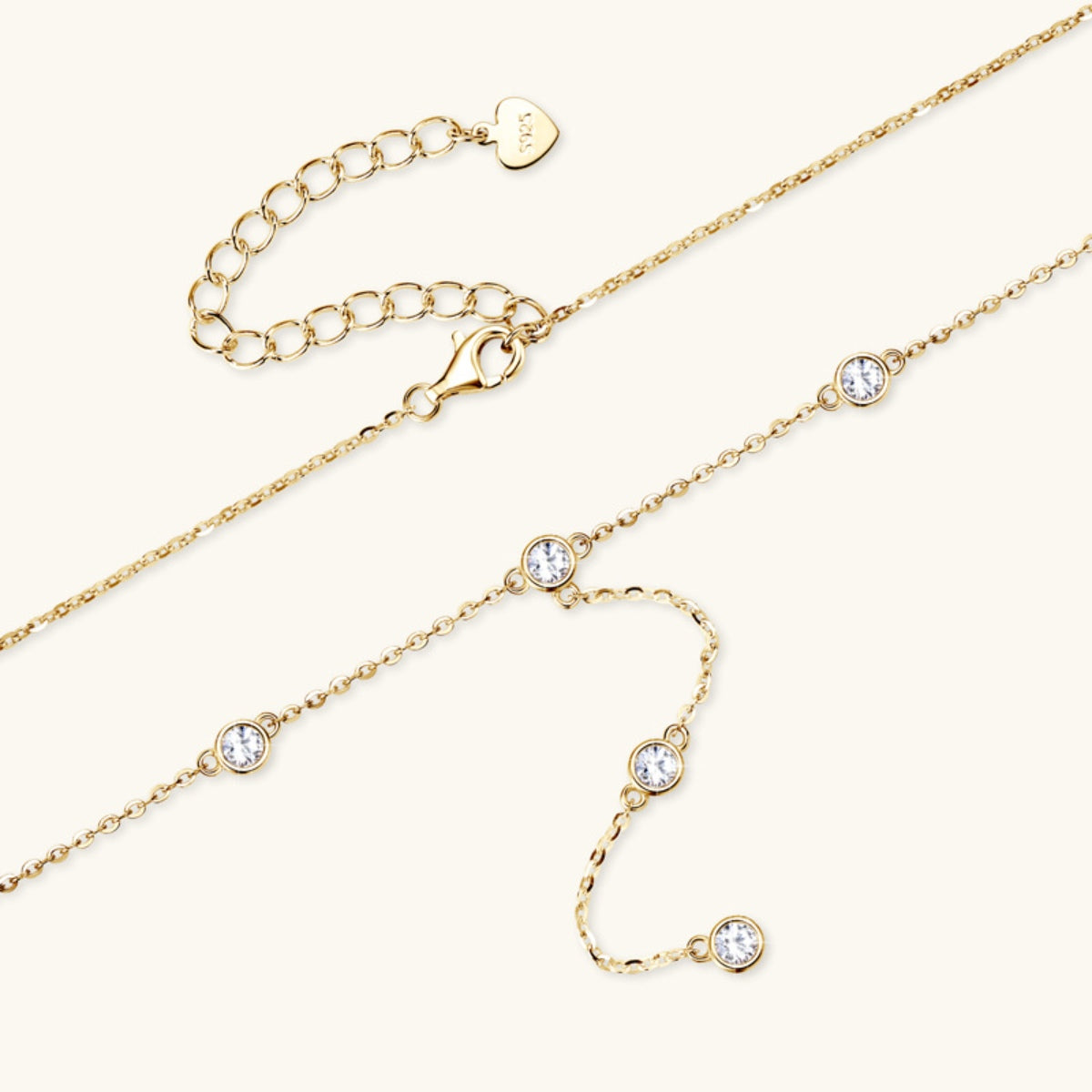 1.1 Carat Moissanite Sterling Silver Necklace-Bijou Crush
