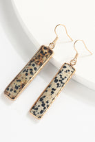 Natural Stone Drop Earrings-Bijou Crush