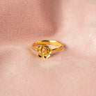 Rose Shape 18K Gold-Plated Ring-Bijou Crush