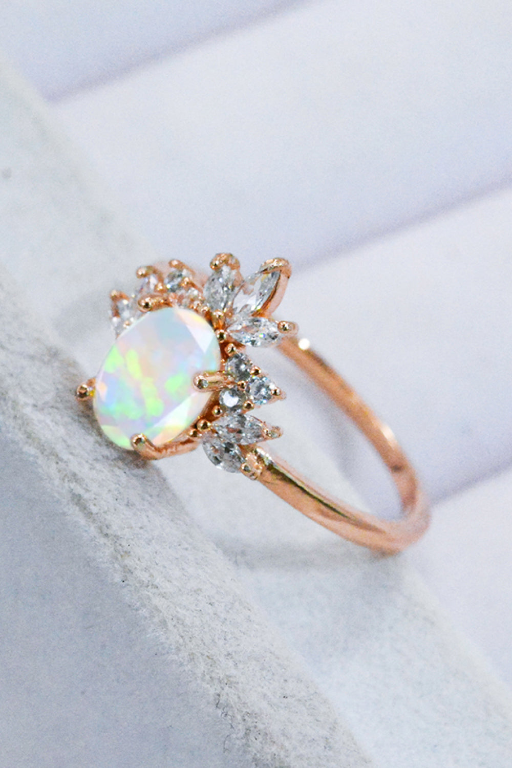 Best Of Me Sterling Silver Opal Ring-Bijou Crush