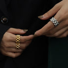 Plated Titanium Steel Ring-Bijou Crush