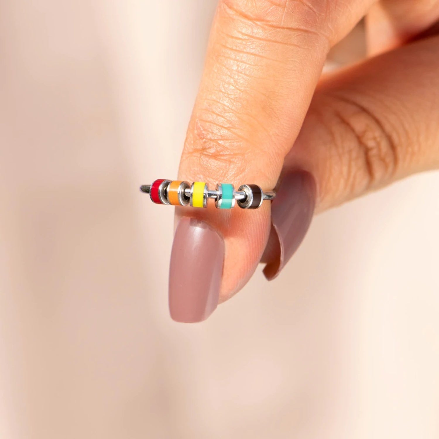 925 Sterling Silver Oil Drip Ring-Bijou Crush
