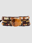 Geometrical Shape Triple-Layer Bracelet-Bijou Crush