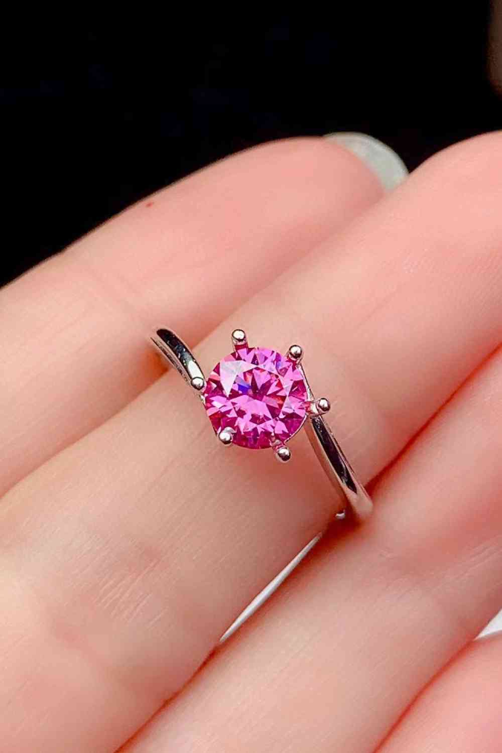 Can't Stop Your Shine 1 Carat Moissanite Ring-Bijou Crush