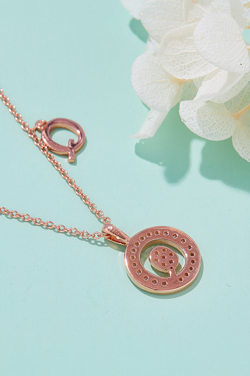 Adored Moissanite K to T Pendant Necklace-Bijou Crush