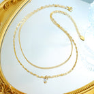 Titanium Steel Double-Layered Necklace-Bijou Crush