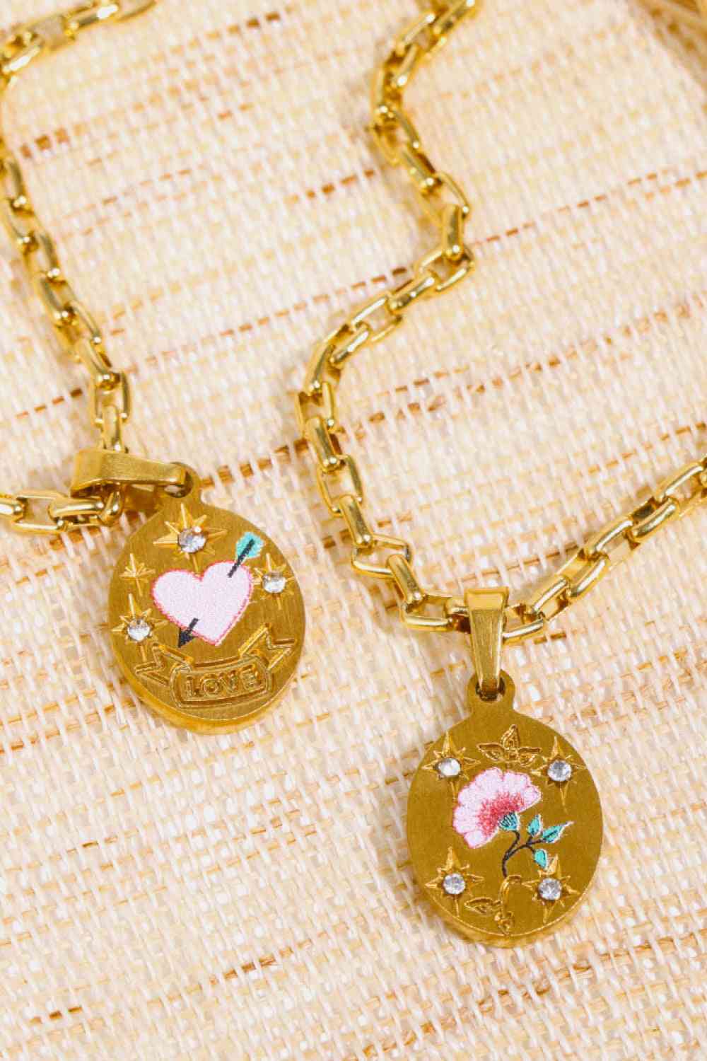 Stainless Steel 18K Gold-Plated Necklace-Bijou Crush