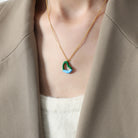 Heart Pendant Titanium Steel Necklace-Bijou Crush
