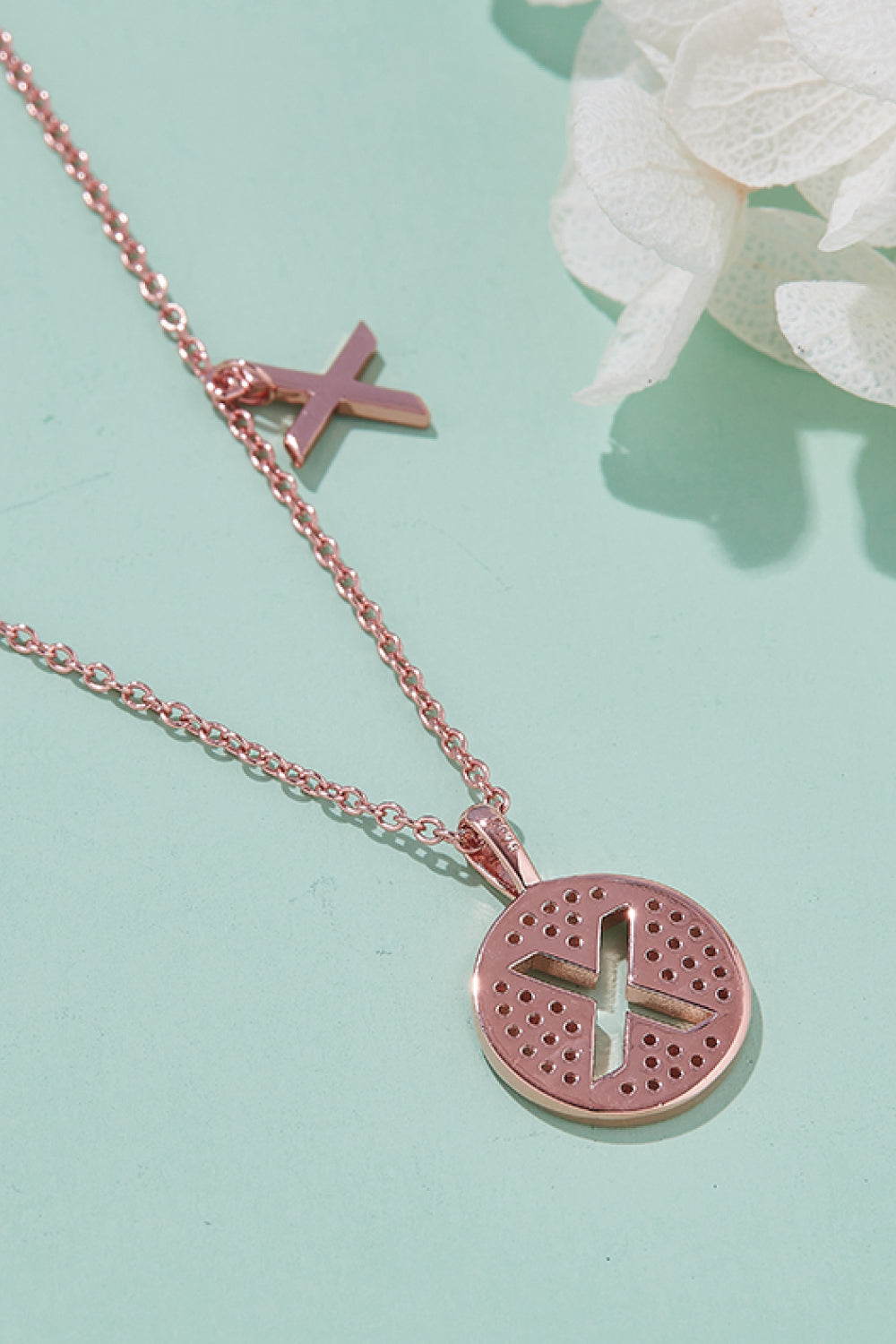 Moissanite U to Z Pendant Necklace-Bijou Crush