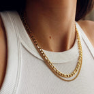 Stainless Steel Double-Layered Necklace-Bijou Crush