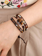 Geometrical Shape Triple-Layer Bracelet-Bijou Crush