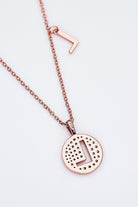 Adored Moissanite K to T Pendant Necklace-Bijou Crush