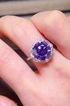 Bold & Brilliant 5-Carat Moissanite Sterling Silver Ring-Bijou Crush