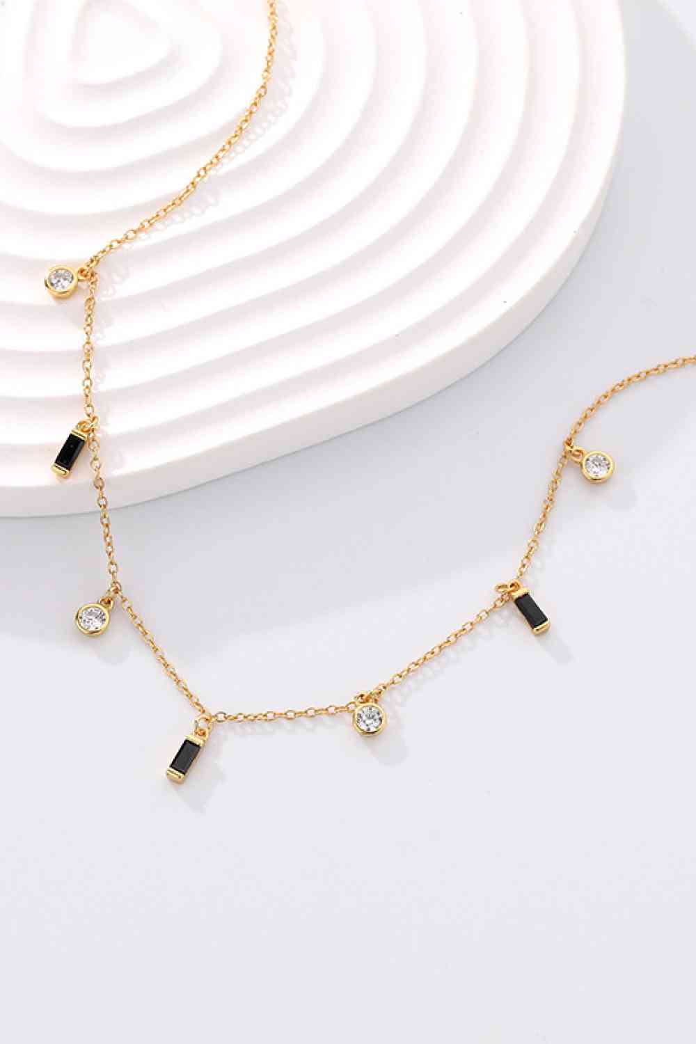 18K Gold Plated Multi-Charm Chain Necklace-Bijou Crush