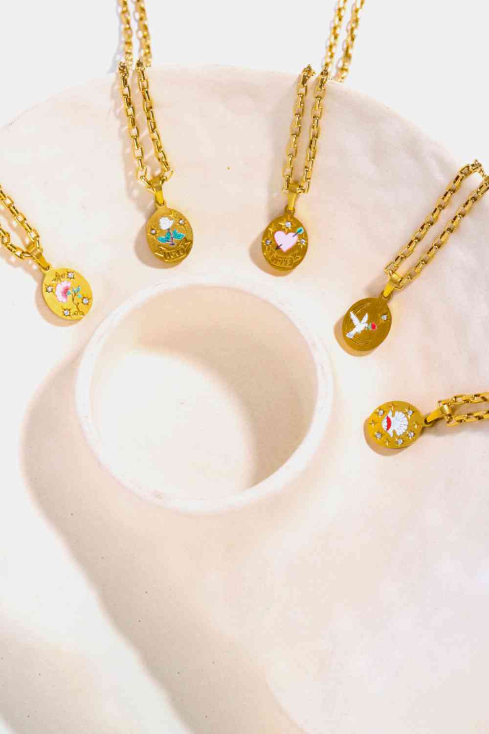 Stainless Steel 18K Gold-Plated Necklace-Bijou Crush