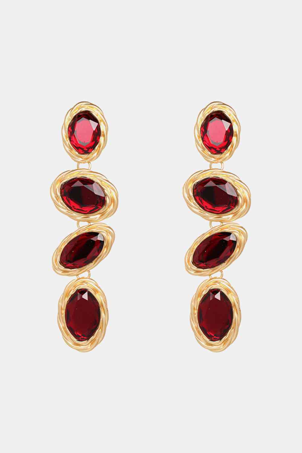 Geometrical Shape Resin Dangle Earrings-Bijou Crush
