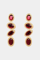 Geometrical Shape Resin Dangle Earrings-Bijou Crush