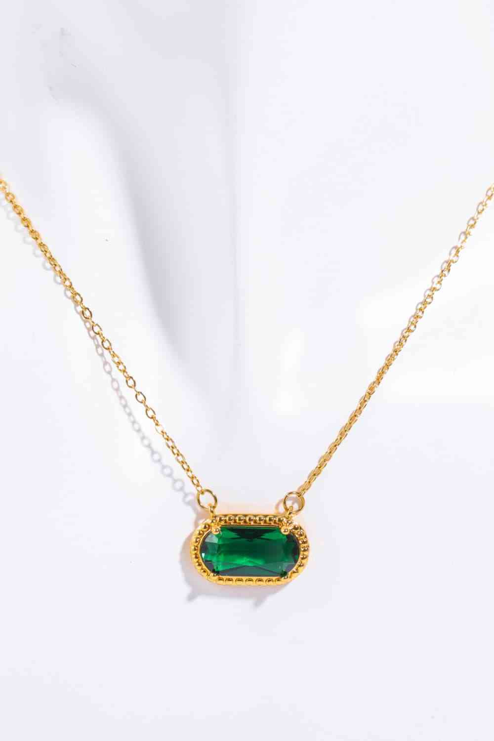 Copper 14K Gold-Plated Pendant Necklace-Bijou Crush
