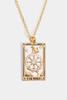 Tarot Card Pendant Stainless Steel Necklace-Bijou Crush