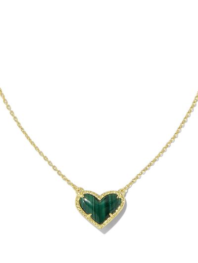 14K Gold-Plated Heart Pendant Necklace-Bijou Crush