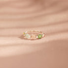 Flower Shape 925 Sterling Silver Zircon Ring-Bijou Crush